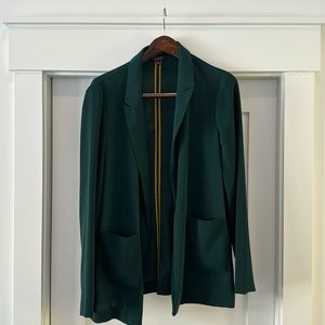 Topshop Oversized Teal Blazer - Size 12